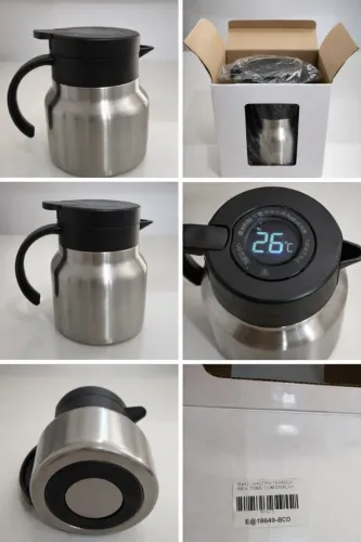 Chaleira Térmica Inox 750ml com Display Digital - Nova na Caixa