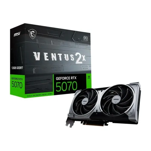Placa De Video Nvidia Msi Rtx 5070 Oc12G Ventus2xx