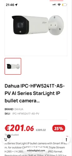 Câmera IP Dahua