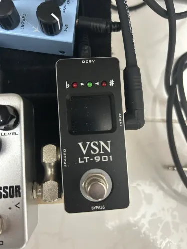 Pedal de guitarra afinador tuner 