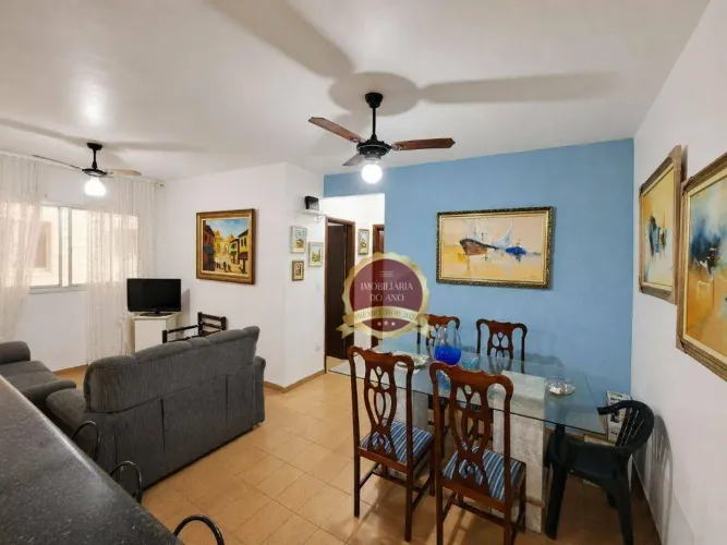 Apartamento à venda na Aviação, Praia Grande | 2 dormitórios, 1 suíte, 72 m², vaga, prédio