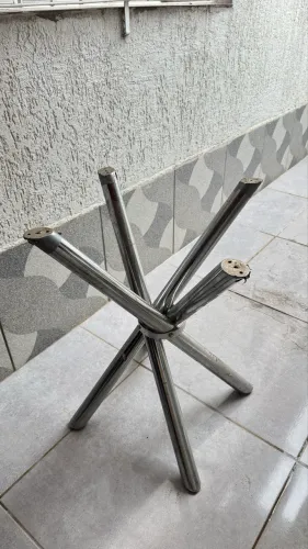 BASE DE MESA CROMADA