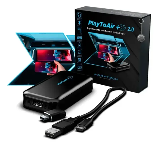 Espelhamento Tela Sem Fio Para Carplay Faaftech Play To Air