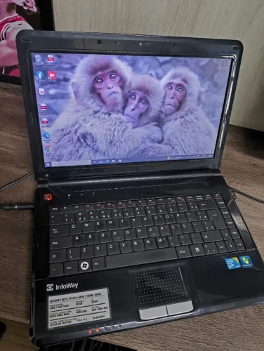 notebook infoway itautec intel core 2 duo 4gb ram hd 300gb funcionando com ressalvas