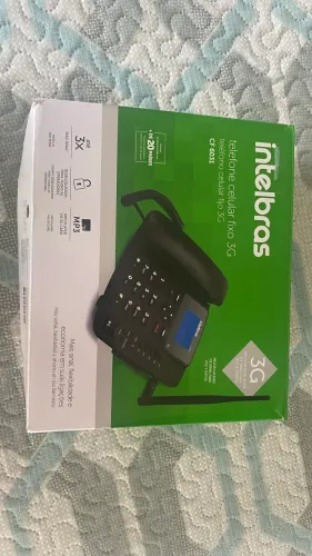 Telefone com Chip 3G Intelbras - Ideal para Fazenda