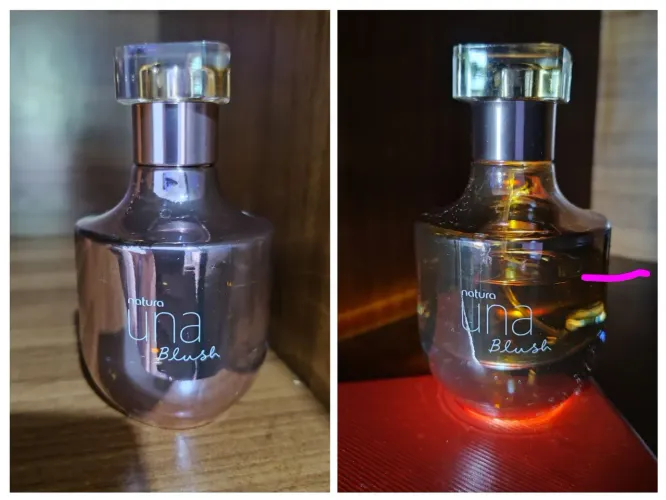 Una Blush frasco antigo Primeira formulação RARO
