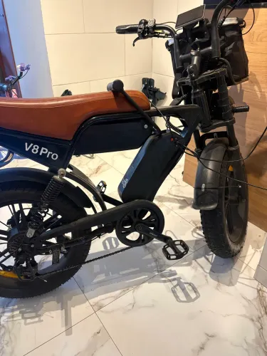 Bike elétrica c8 pró duas baterias