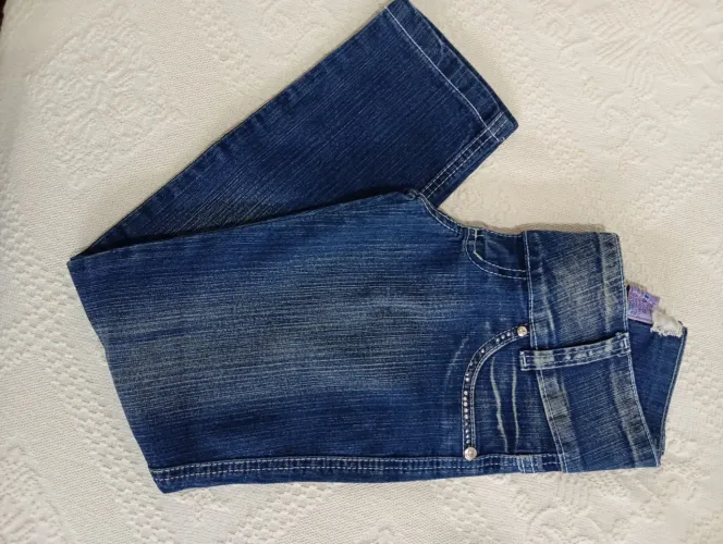 Calça jeans - tam.10 + Casaquinho