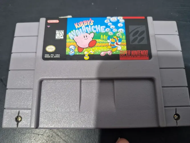 Cartucho kirby avalanche super nintendo