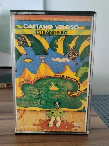 Fita k7 Caetano Veloso Estrangeiro