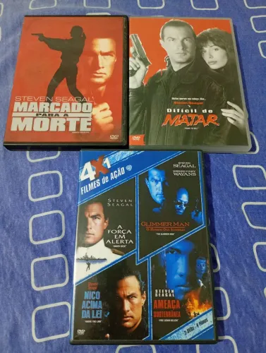 dvds originais de filmes clássicos do Steven Seagal 
