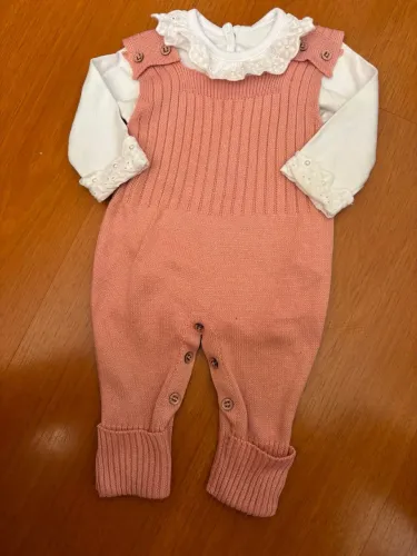 Macacão e Body Saída de maternidade menina 0-3 meses