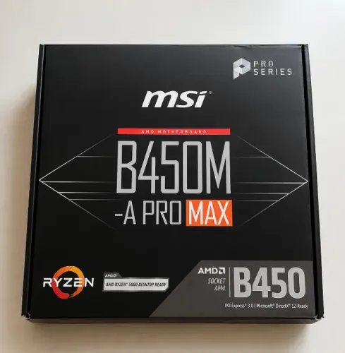 Placa Mae MSI B450M-A Pro Max, DDR4, Socket AM4, M-ATX