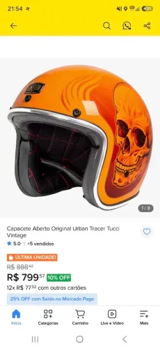 Capacete custom