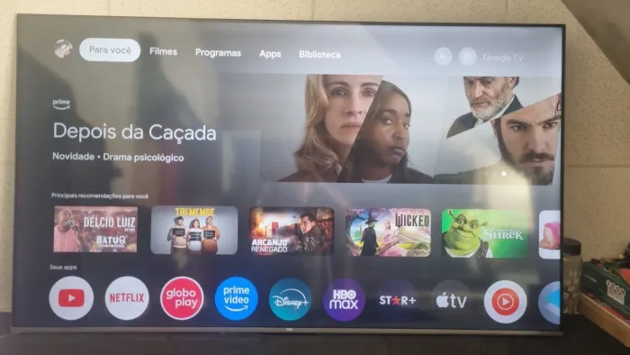 SMART TV TCL ANDROID 4K 55 POLEGADAS BORDA INFINITA 