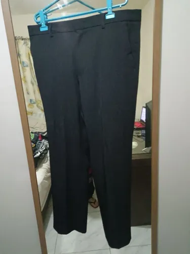 Calça Alfaiataria Cia do Homem 46 preta lisa