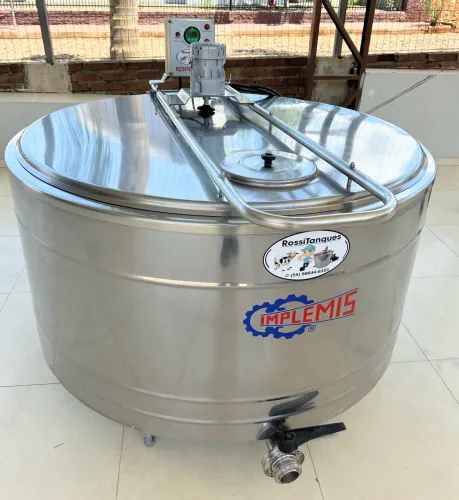 Tina Tanque 500 Litros Refrigerado Inox Para Leite Sorvetes Açaí Agua de Coco Agranel 