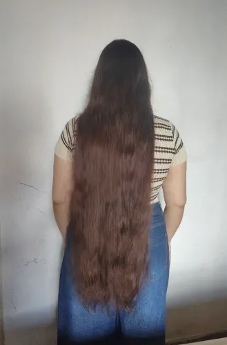Vendo Cabelo Humano 75 cm Totalmente Virgem