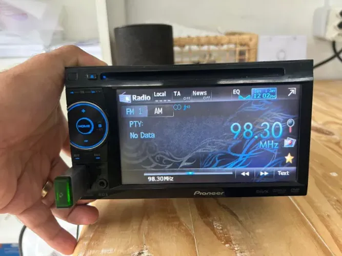 DVD Player Automotivo Pioneer 2 Dim, modelo AVH-1480DVD