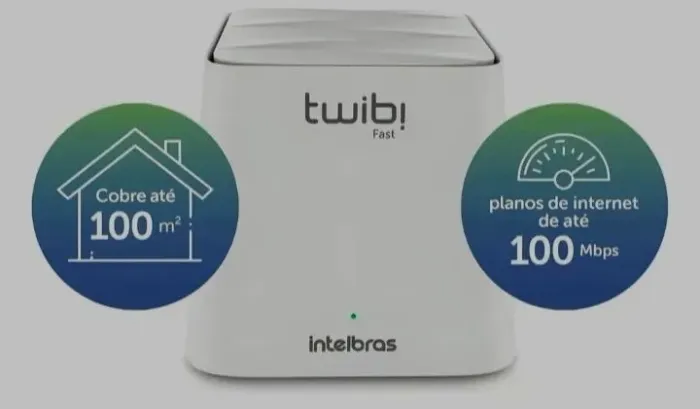 Roteador Twibi Fast Wi-fi 5 Mesh Intelbras