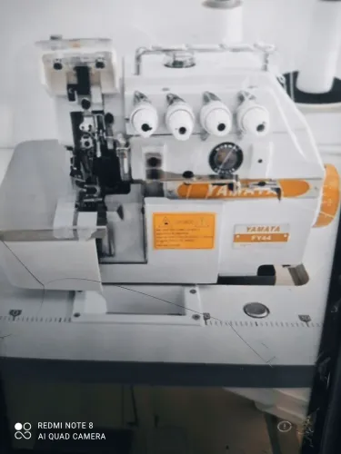 Máquina overloque industrial yamata ponto cadeia semi nova