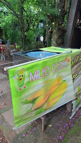 Carrinho de milho verde