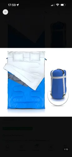 Saco de dormir casal