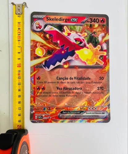 Skeledirge EX - Pokemon promo (carta grande)