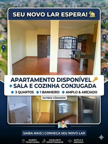 Alugo apartamento 3 quarto em Areias, SJ