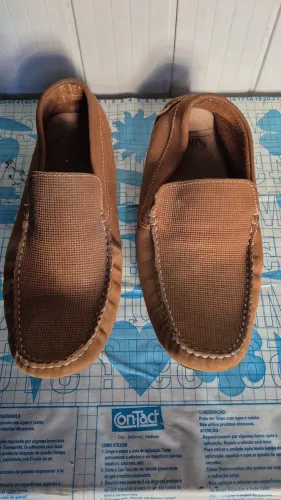 Sapato Masculino de Couro Mocassim Tamanho 39/40 R$35,00 Reais 