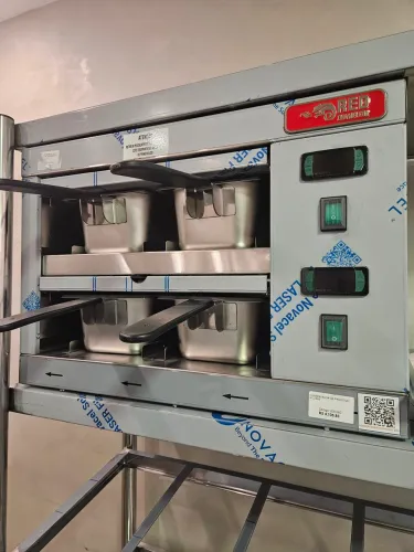 conservador de proteínas inox 4 bandejas