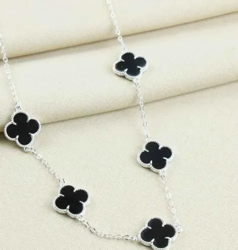 Colar trevo prata 925