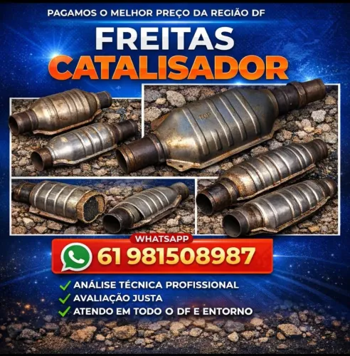 Catalisador compro sucata de catalisador!