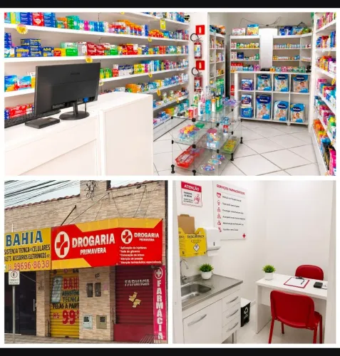 Drogaria em pleno funcionamento