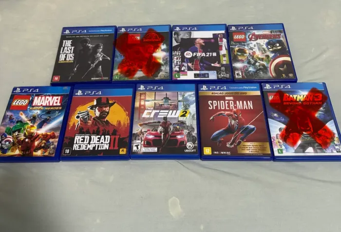 Kit jogos Ps4(Também vendo separado)
