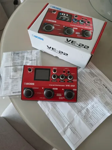 BOSS VE-22 Vocal Performer - Impecável na Caixa + NF!<br>