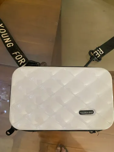 Bolsa de ombro ( minibag) Forever Young branca