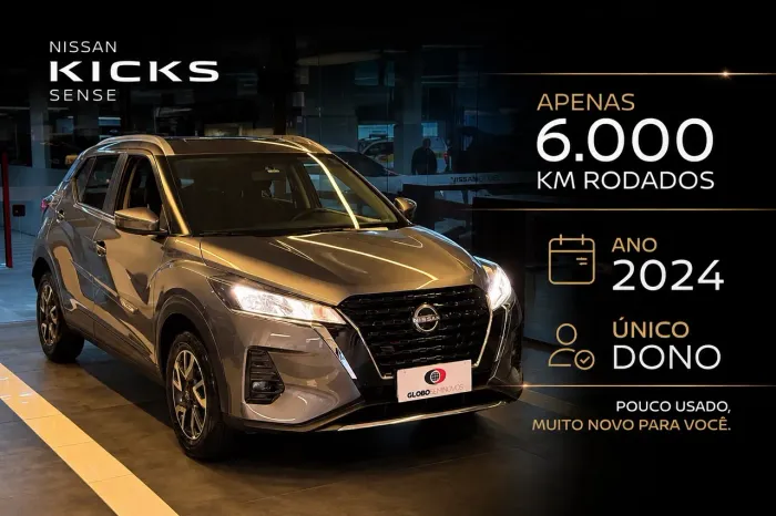 Nissan Kicks Sense 1.6 16V Flex AUT 2024