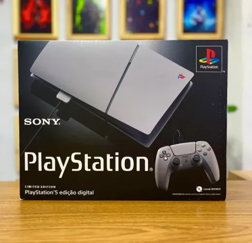 PS5 SLIM EDIÇÃO 30 ANOS - NOVO LACRADO, NOTA FISCAL