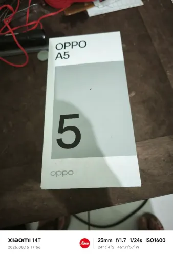OPPPO A 5 256 GB ZERO C NOTA NA GARANTIA