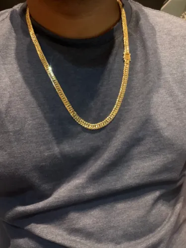 Corrente e pulseira em ouro 18K