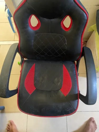 CADEIRA GAMER PRETO E VERMELHO