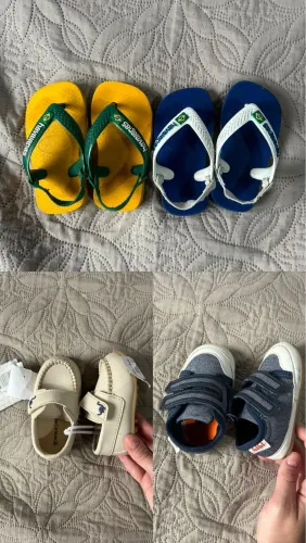lote roupas e sapato menino entre 3-9 meses