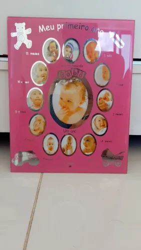 Porta-retrato Bebê especial meu primeiro ano.