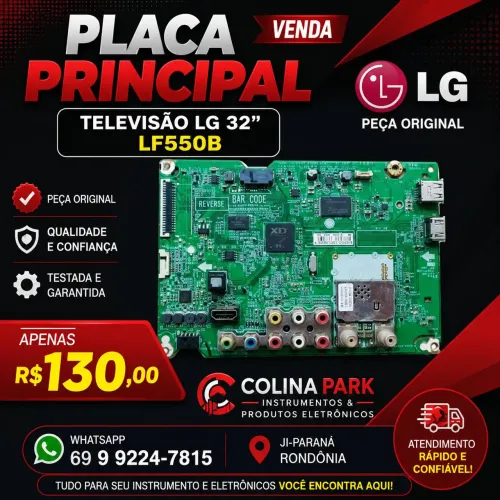 Placa Principal Televisão LG 32 LF550B
