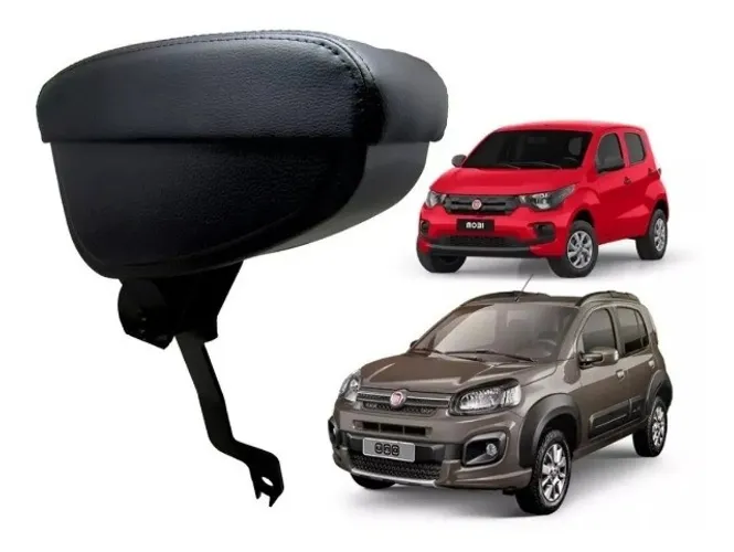 Apoio de Braço Fiat Uno Mobi 2014 à 2020 - Nat