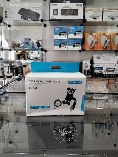 Suporte Garra Para Celular Moto Universal Com Carregador Usb