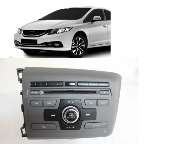 Radio Som Cd Players Original Honda Civic Lxs 2012 2013 2014 2015 2016
