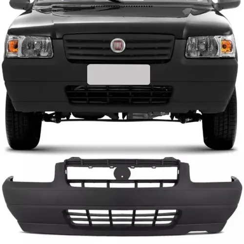 Parachoque Dianteiro Fiat Uno Fire 2006 à 2008 - Preto - R2A
