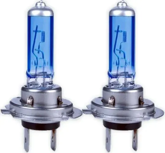 SB H7 - Par Lampada Super Branca H7 8500k Tipo Xenon 12v 55w